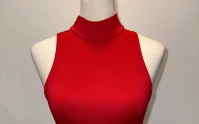 Crop top rojo
