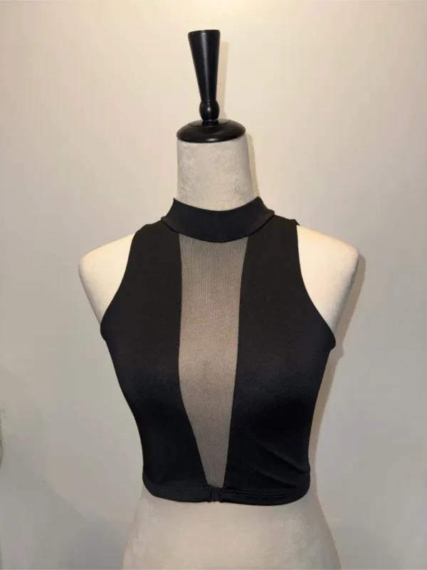 Crop top negro