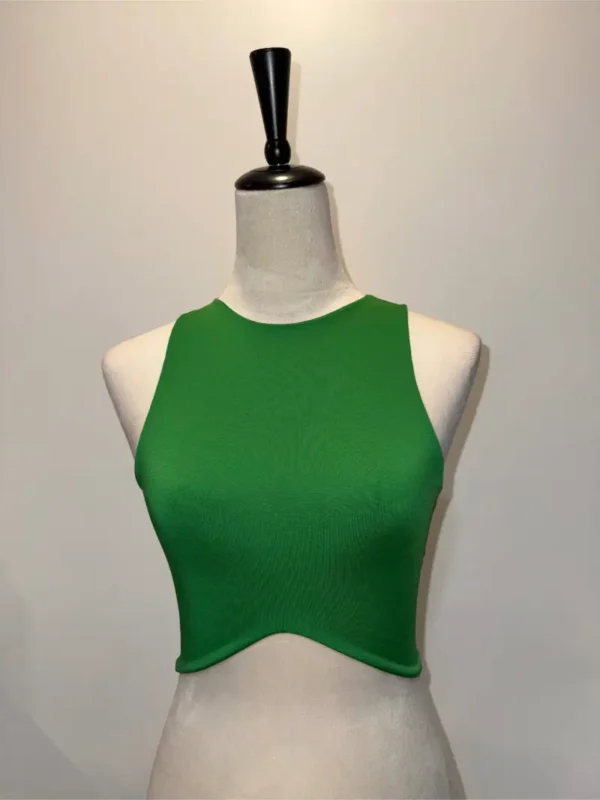 Crop top verde